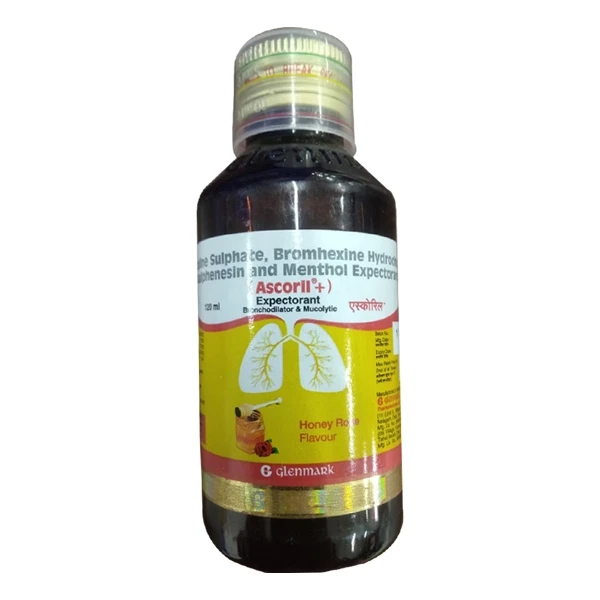 Ascoril Plus Expectorant - Honey Rose, 120ml