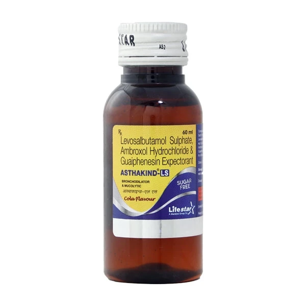 Asthakind LS Expectorant Cola Sugar Free - Cola Sugar Free, 60ml