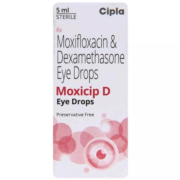 Moxicip D Eye Drop - 5ml