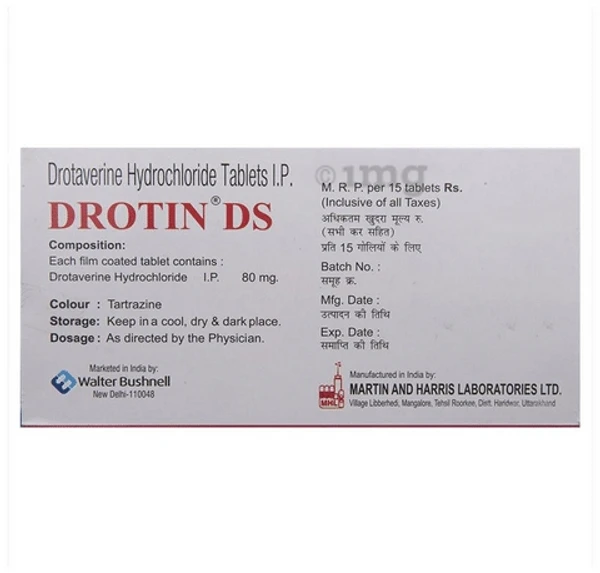 Drotin DS Tablet - 1 Strip