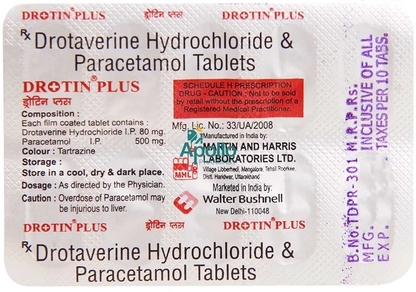 Drotin Plus Tablet - 1 Tablet