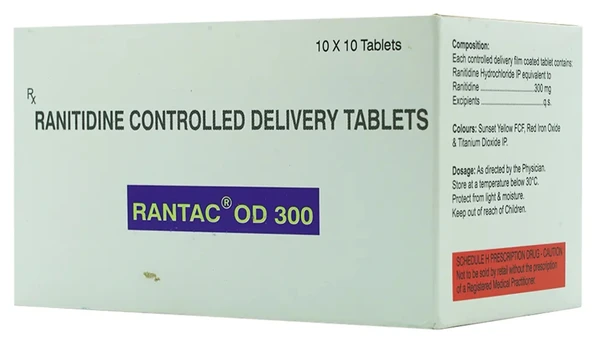 Rantac OD 300 Tablet - 1 Strip