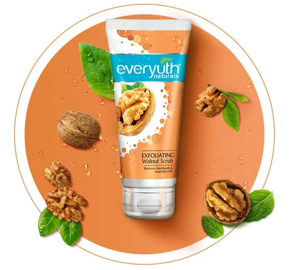 Everyuth Naturals Exfoliating Walnut Scrub - Walnut, 200gm