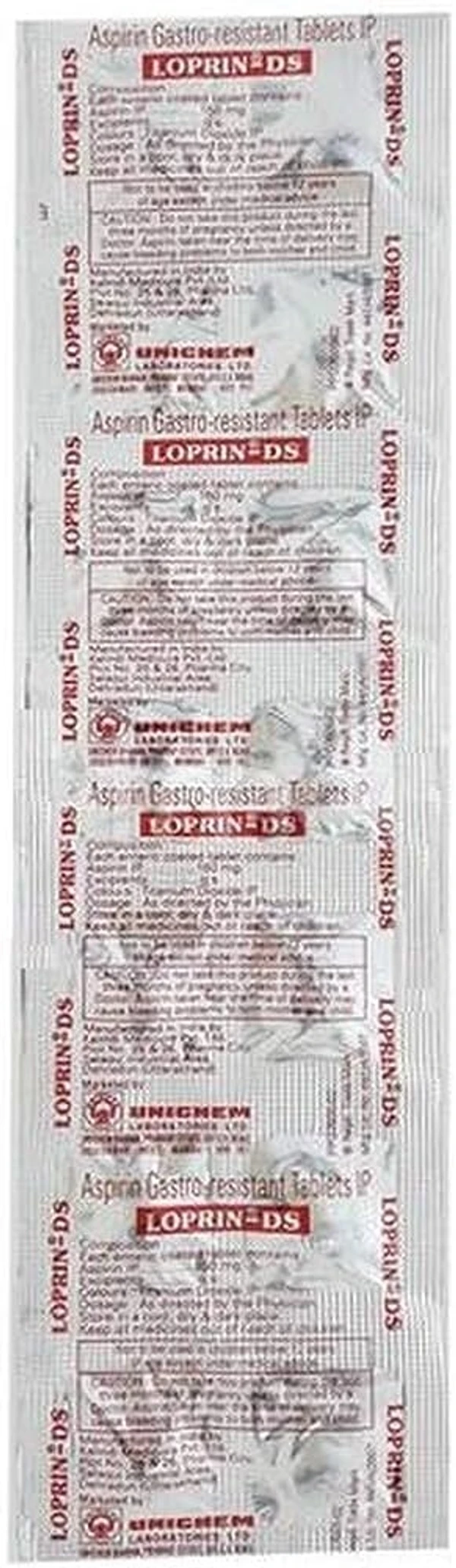 Loprin DS Tablet - 1 Strip