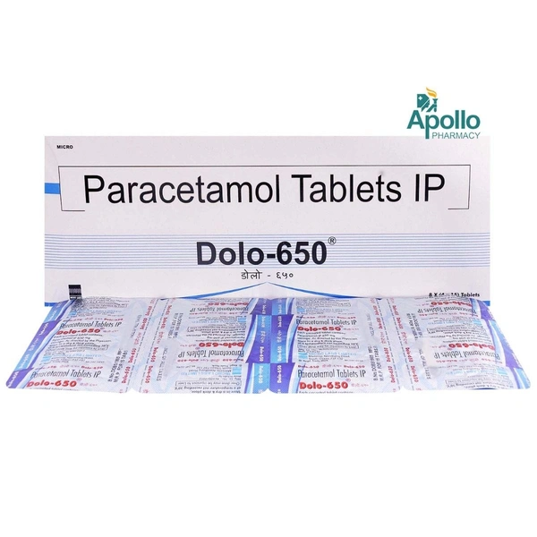 Dolo 650 Tablet - 1 Strip