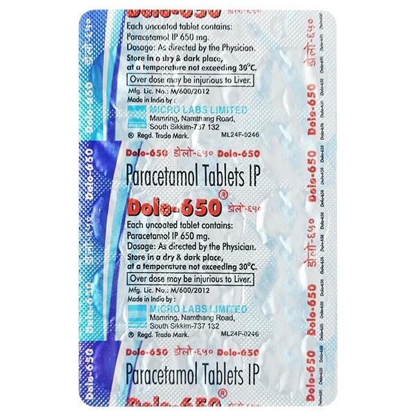 Dolo 650 Tablet - 1 Tablet