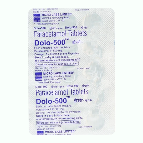 Dolo 500 Tablet - 1 Tablet