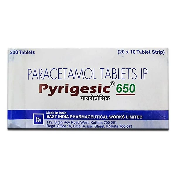 Pyrigesic 650 Tablet - 1 Strip