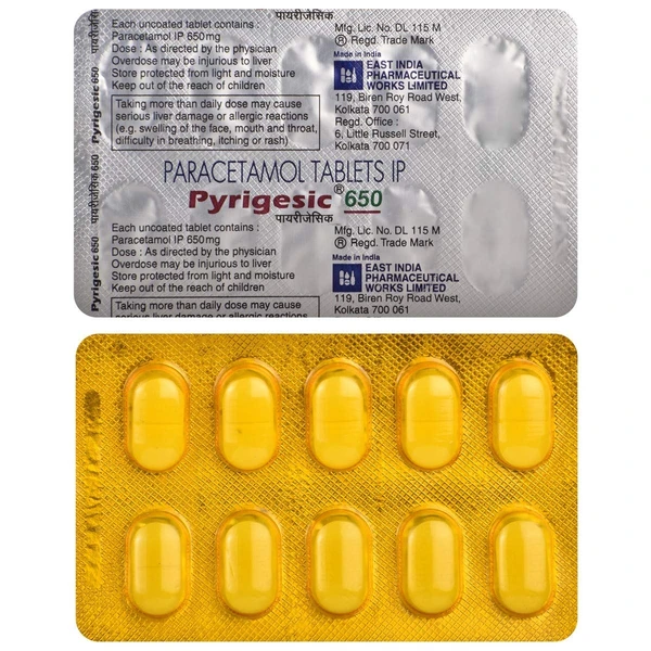 Pyrigesic 650 Tablet - 1 Tablet