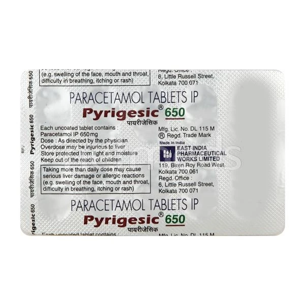 Pyrigesic 650 Tablet - 1 Tablet