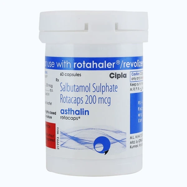 Asthalin Rotacaps - 1 Bottle Of 60 Capsules