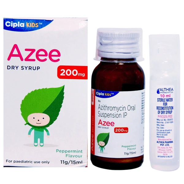 Azee 200mg Dry Syrup - 15ml