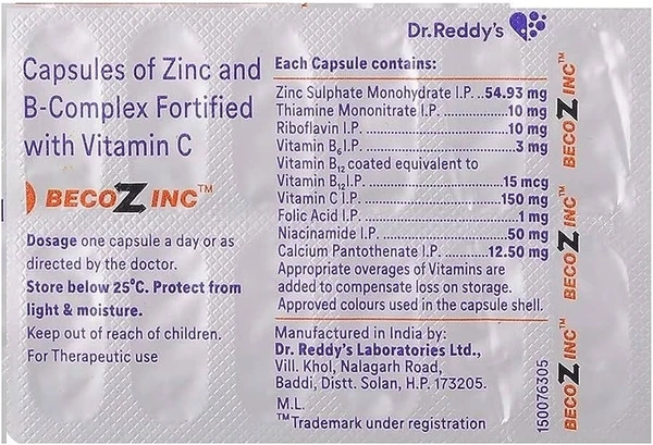 Becozinc Capsule - 1 Capsule