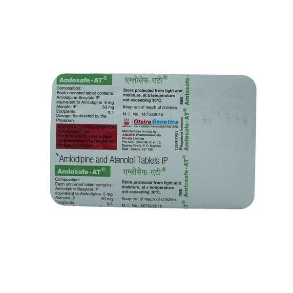 Amlosafe AT Tablet  - 1 Strip