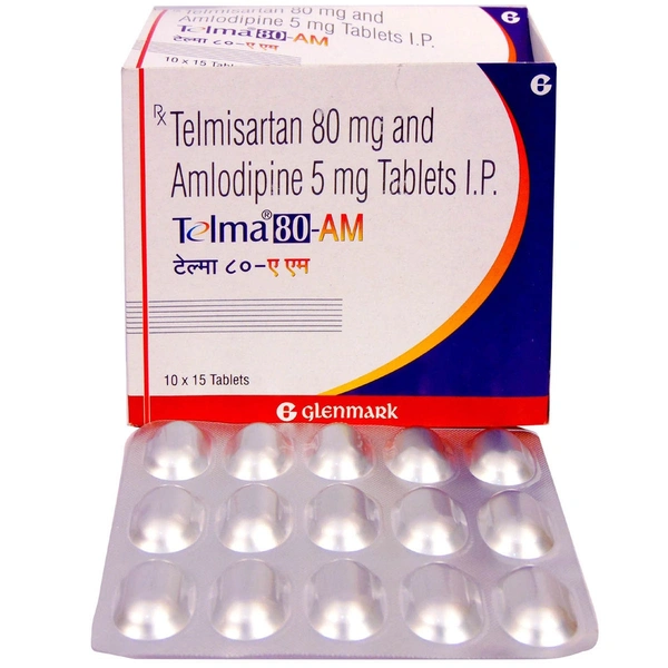Telma 80 AM Tablet  - 1 Strip