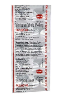 Tazloc 40 Tablet  - 1 Strip