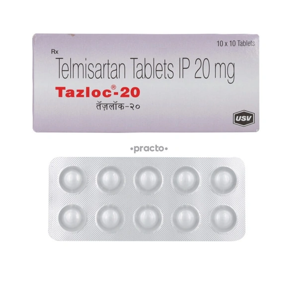 Tazloc 20 Tablet  - 1 Strip