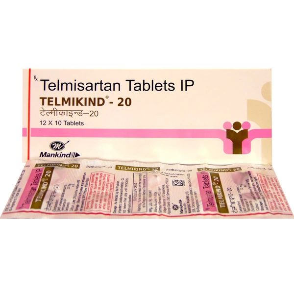 Telmikind 20 Tablet  - 1 Strip