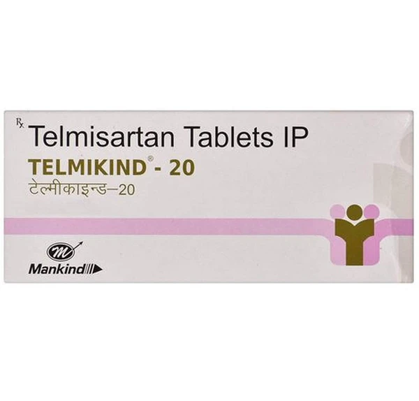 Telmikind 20 Tablet  - 1 Strip