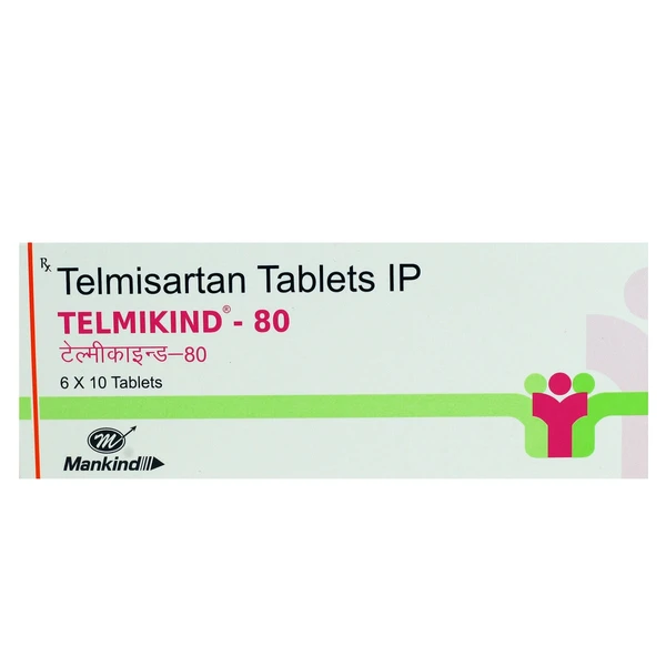 Telmikind 80 Tablet  - 1 Strip