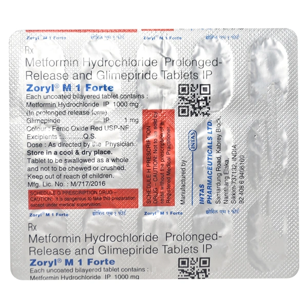 Zoryl M1 - 1 Tablet