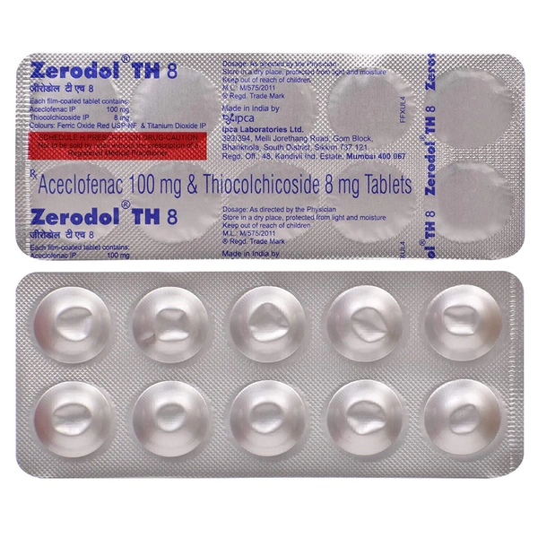 Zerodol TH 8  - 1 Strip