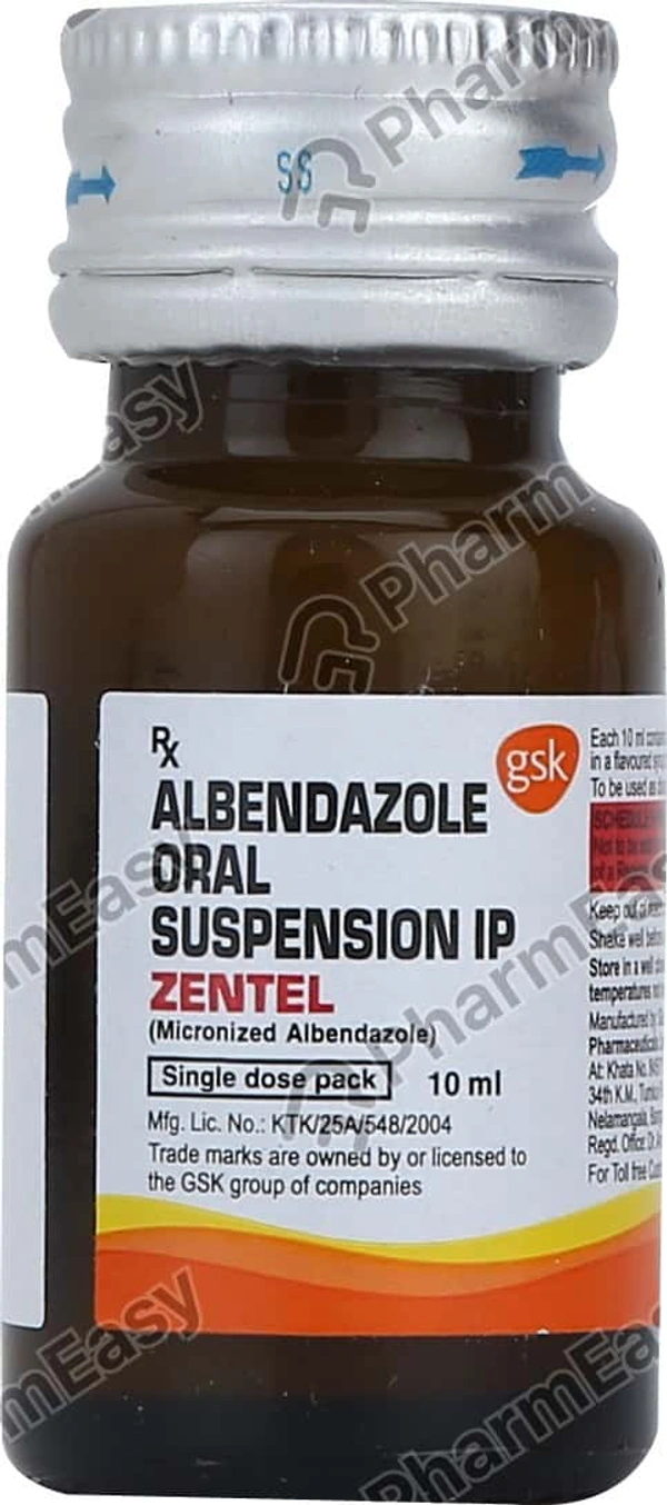 Zentel Oral Suspension - 10ml