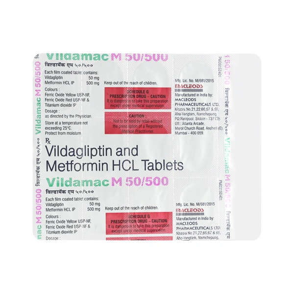 Vildamac M 50/500  - 1 Strip