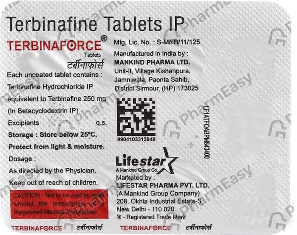 Terbinaforce 250 - 1 Strip