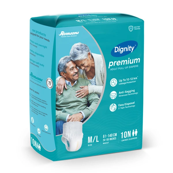 Adult Daiper - Medium, 10 Piece