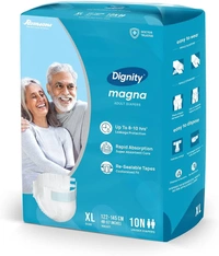 Adult Daiper - Medium, 10 Piece