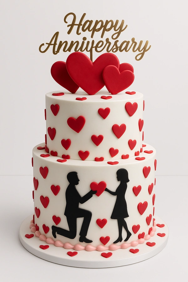 Anniversary Proposal Cake - 7 Kg