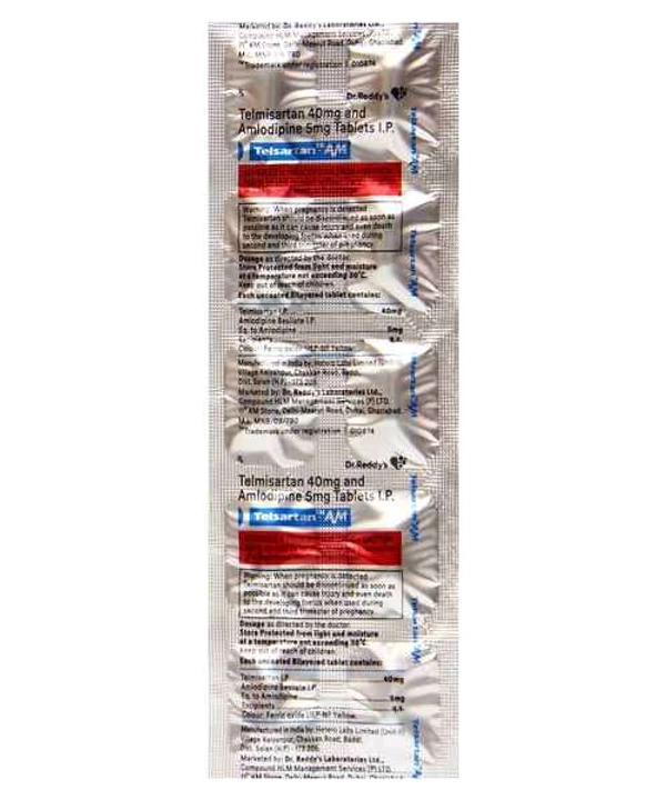Telsartan AM - 1 Strip
