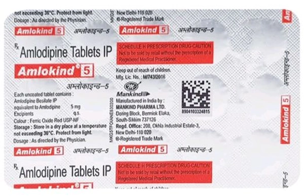 Amlokind 5 Tablet - 1 Strip