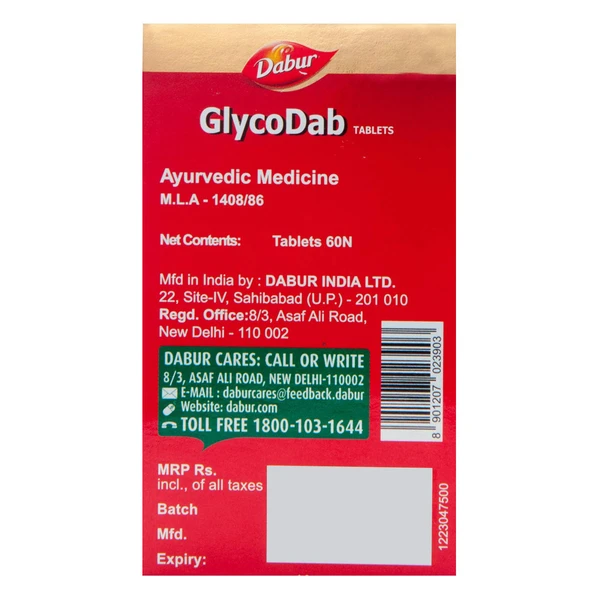 Dabur GlycoDab Tablet - 1 Bottle