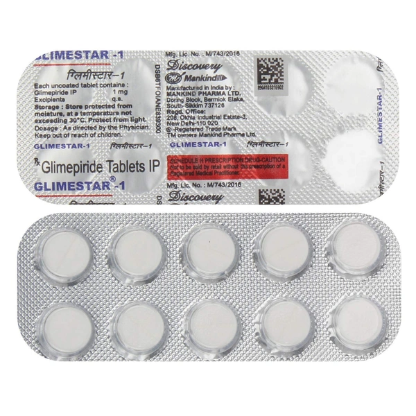 Glimestar 1 Tablet - 1 Strip