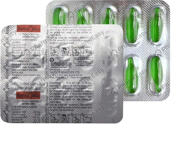 Karvol Plus Capsule - 1 strip