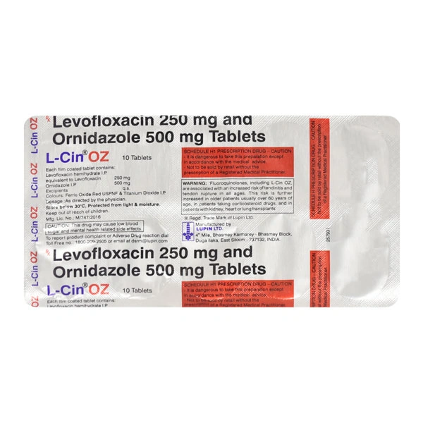 L Cin OZ Tablet - 1 strip