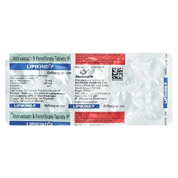 Lipikind F Tablet - 1 Strip