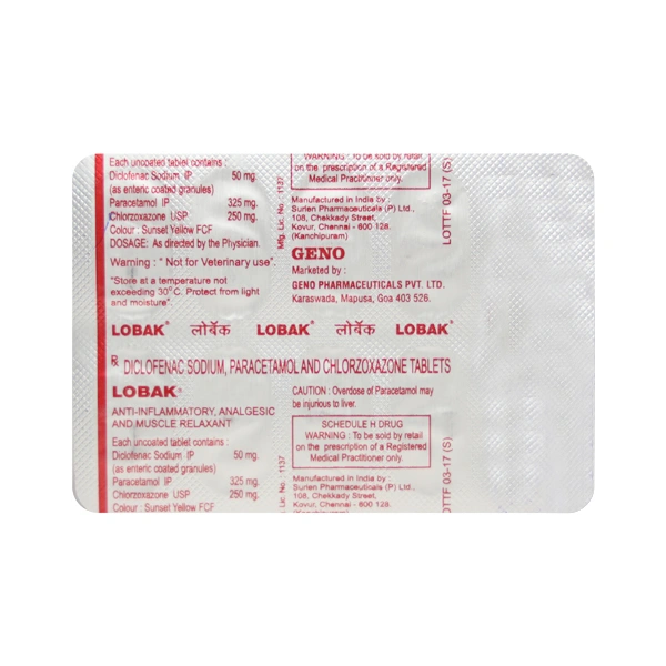 Lobak Tablet - 1 Strip