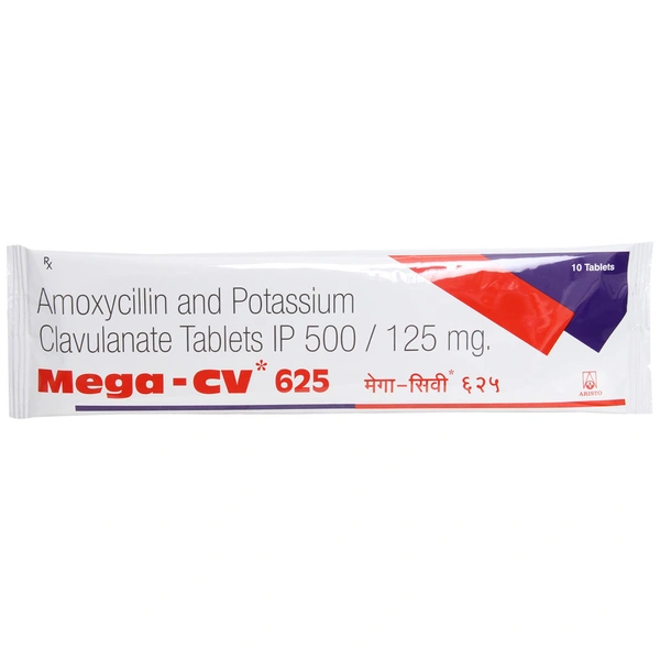 Mega CV 625 Tablet - 1 Strip