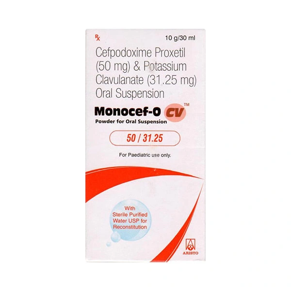 Monocef O CV 50mg Paed Syrup  - 30ml