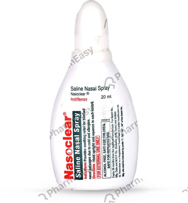 Nasoclear Nasal spray  - 20ml