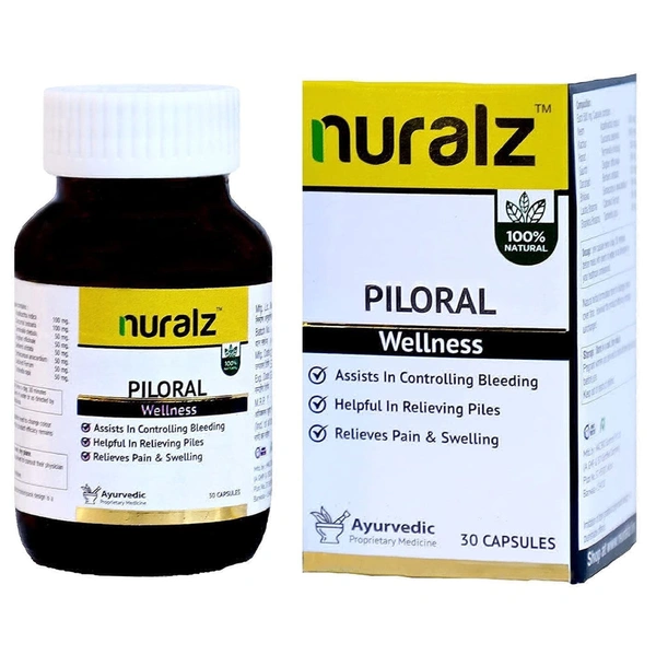 Nuralz Piloral Piles - 1 Bottle
