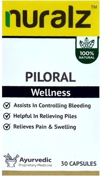 Nuralz Piloral Piles - 1 Bottle