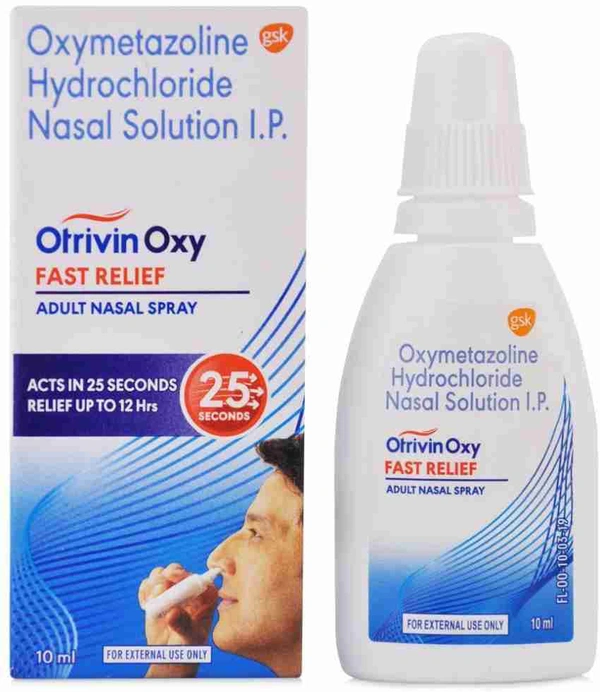 Otrivin Oxy Adult Nasal Spray  - 10ml