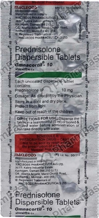 Omnacortil 10 - 1 Strip