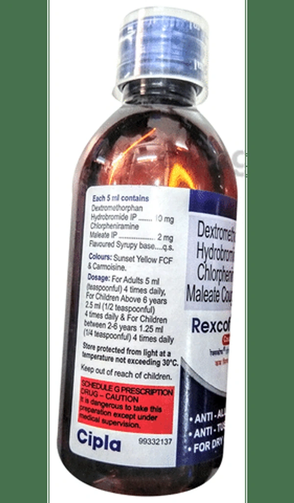 Rexcof DX Syrup - 60ml