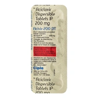 Acivir 200 DT Tablet - 1 Strip