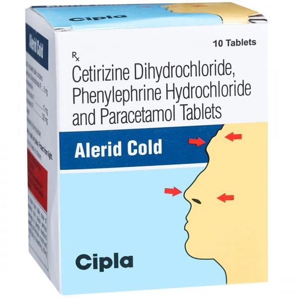 Alerid Cold Tablet - 1 Strip